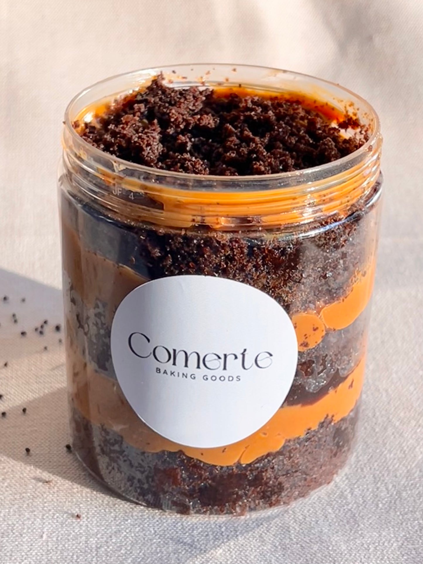 Chocolate cake with dulce de leche